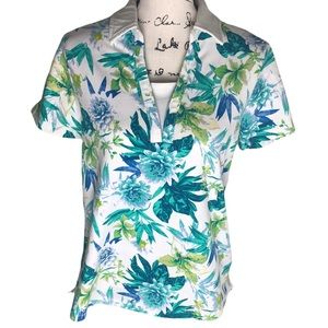 Laura Scott Petite Floral Print Top